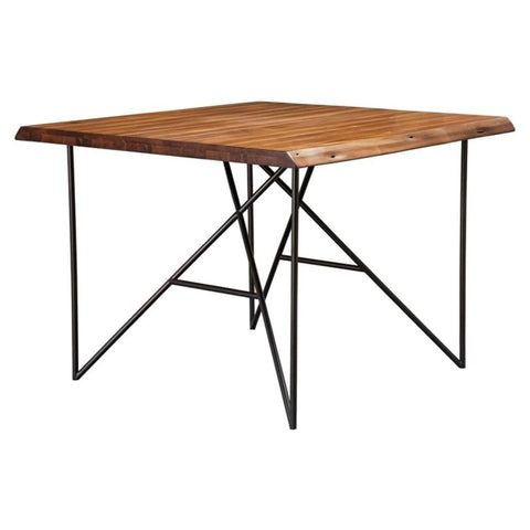 Live Edge Pub Table  Light Walnut