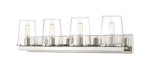 Oakestry Callista Polished Nickel 4 Light Vanity Premium Quality Durable Lightweight Multipurpose Modern Design Everyday use