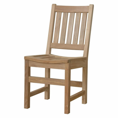 Oakestry Sonoma Patio Wooden Dining Chair Solid Wood Outdoor Dining Chair, Weather-Resistant Finish, Comfortable Slatted Seat & Back for Patio, Garden, Lawn, Deck & Balcony Seating