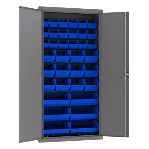 Oakestry Heavy Duty Steel Storage Cabinet Adjustable Shelves Garage Organizer Industrial Metal Lockable Commercial Warehouse Furniture