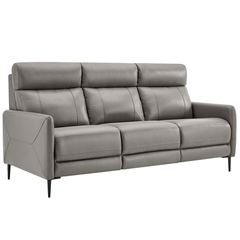 Oakestry Luxury Inspired Huxley Leather Sofa Comfortable Indoor Sofa for Living Room Apartment Lounge Reception Area Premium Everyday Styling