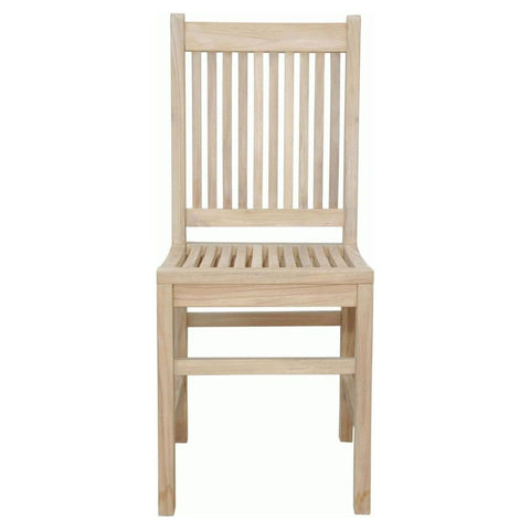 Oakestry Classic Wooden Dining Chair with Sturdy Solid Wood Construction, Comfortable Contoured Seat, and Elegant Natural Finish