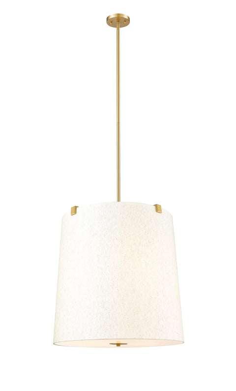 Oakestry Weston Modern Gold 6 Light Pendant Luxury Ceiling Lighting Fixture Adjustable Hanging Chandelier for Kitchen Island Dining Room Living Space Contemporary Indoor Illumination