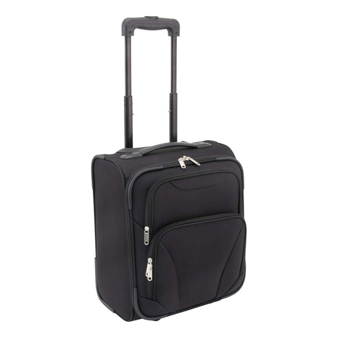 Oakestry Under Seat Roller Bag Travel Luggage Compact Carry On Wheels Easy Glide Lightweight Cabin Bag