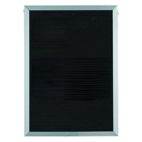 Aarco Products 36Inchx24Inch Aluminum Framed Black Felt Letter Board Open Face Message Center