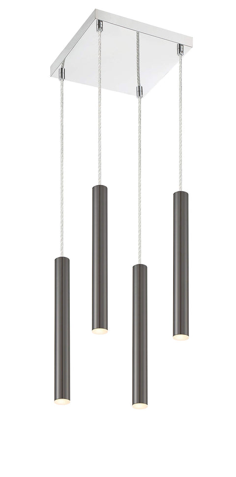 Oakestry 8-Light Chandelier Bronze Crystal Modern Rectangular Ceiling Light Contemporary Fixture for Dining Room Foyer Living Room