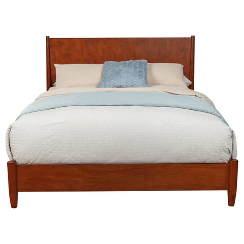Flynn Standard King Panel Bed (Acorn)