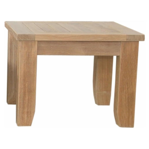 Oakestry Sahara Outdoor Dining Chair Crafted from Grade-A Teak with Curved Back Support, Classic Style, and Smooth Natural Finish