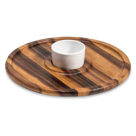 Large Chip n Dip with Ceramic Bowl