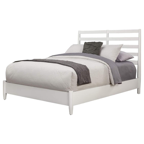 Flynn Retro Full Bed  White