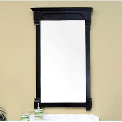 Oakestry 24 Inch Solid Wood Frame Mirror Decorative Wall Mirror Compact Vanity Bathroom Mirror Wooden Framed Rectangular Mirror for Bedroom Living Room Entryway Farmhouse Home Decor
