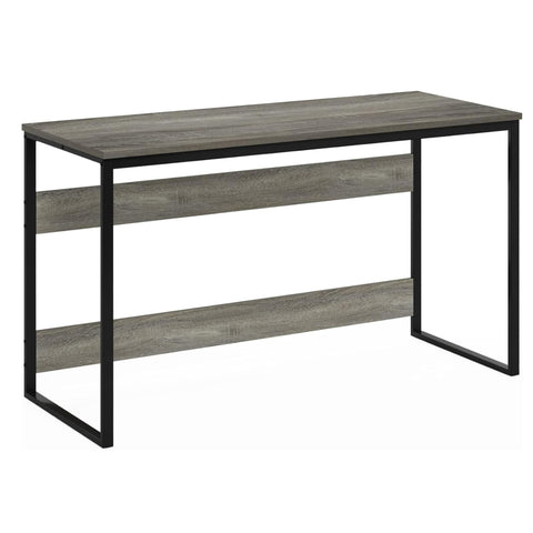 Oakestry Lifestyle Enhanced Study Desk Writing Table Home Office Workspace Furniture Modern French Oak Grey Finish