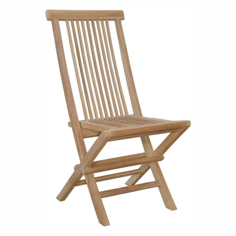 Oakestry Bristol Patio Lawn Garden Folding Chair Solid Wood Outdoor Foldable Chair, Space-Saving Weather-Resistant Seating for Patio, Lawn, Garden, Balcony & Deck, Portable & Durable