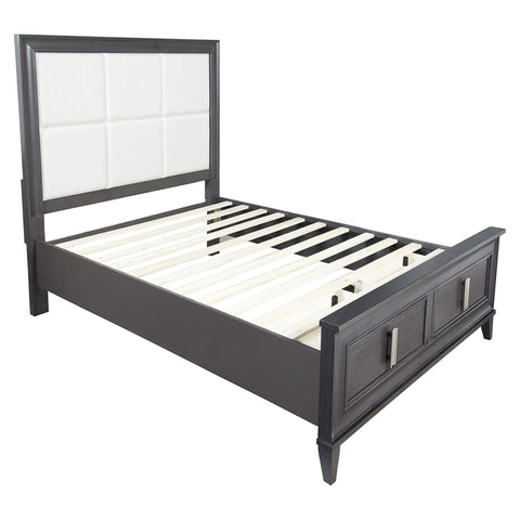 Lorraine Standard King Storage Bed  Dark Grey