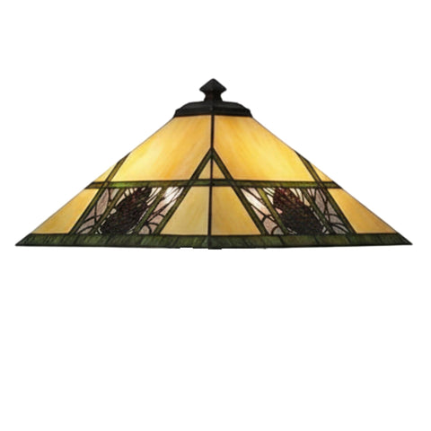 Oakestry Tiffany 81557 Lighting Multi Tiffany Style Lighting Fixture Stained Glass Decorative Indoor Lamp Vintage Classic Home Lighting Living Room Bedroom Office Decor