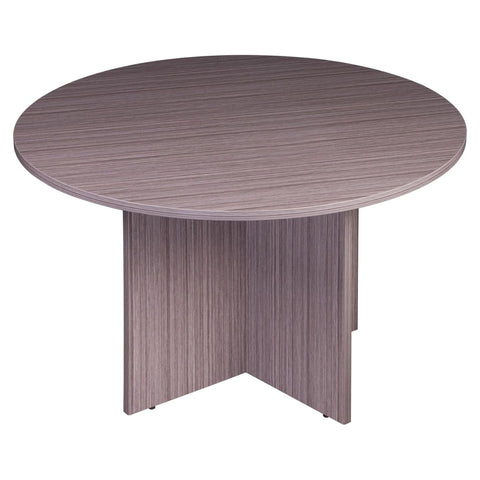 Boss 42 Inches Round Table, Driftwood