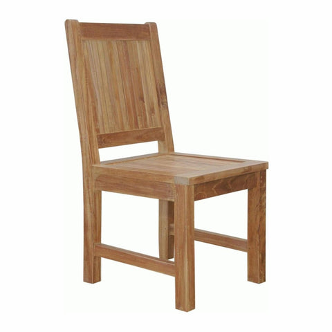 Oakestry Chester Patio Lawn Garden Dining Chair Solid Wood Outdoor Chair with Slatted Back, Weather-Resistant Finish, Comfortable Seating for Patio, Garden, Lawn, Deck & Balcony
