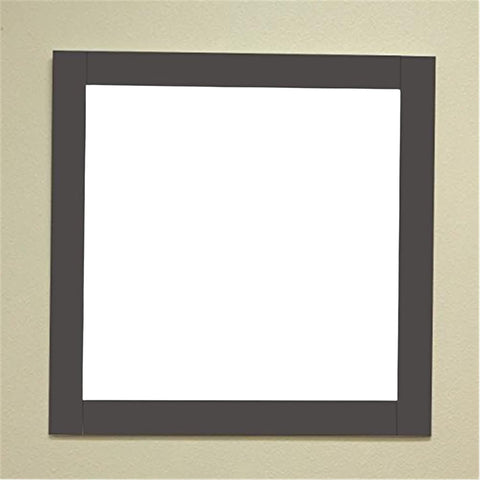 Oakestry Solid Wood Frame Mirror Espresso Finish Decorative Wall Mirror Large Vanity Dressing Mirror Rustic Farmhouse Style Wooden Frame for Bedroom Living Room Bathroom Entryway Durable Home Decor