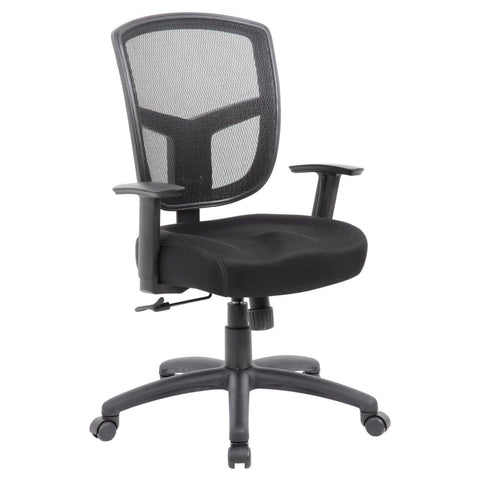 Boss Contract Mesh Task Chair, Synchro-Tilt Mechanism
