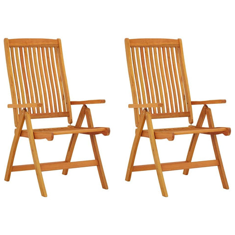 Oakestry Garden Chair Set of 2 Natural Eucalyptus – Outdoor Patio Seating, Weather Resistant Furniture