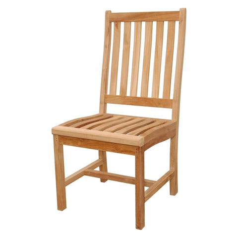 Oakestry Patio Lawn Garden Wooden Chair Outdoor Solid Wood Seating, Weather-Resistant Patio Chair for Balcony, Deck, Backyard, Porch & Garden, Comfortable Durable Outdoor Furniture