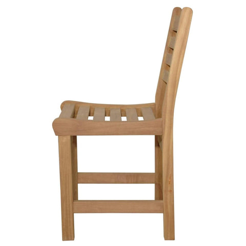 Oakestry Natural Finish Outdoor Accent Table – Quality-Built, Space-Saving Patio Piece for Small Spaces, Corners, and Refreshing Garden Aesthetics with Long-Lasting Craftsmanship