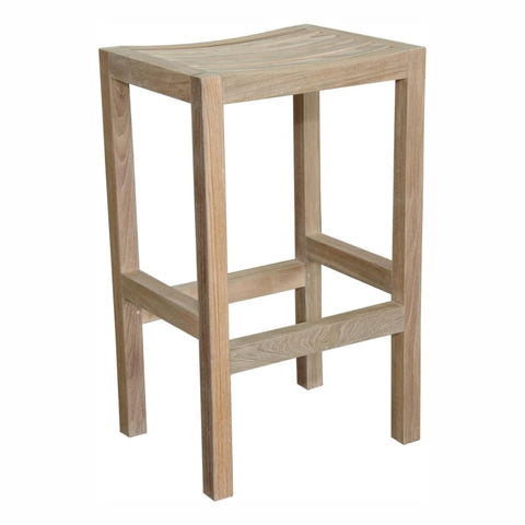 Oakestry New Montego Backless Bar Chair Stool Solid Wood Counter Height Stool, Space-Saving Seating for Kitchen Island, Home Bar & Dining Areas, Durable, Stylish & Comfortable