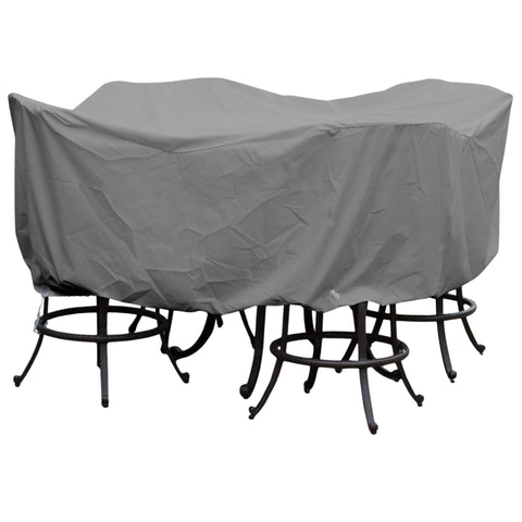 Oakestry Modern Dustproof Table Cover Indoor Kitchen Dining PureGuard Fabric Bar Set - 84" x 40" Premium Durable Long Lasting Protection