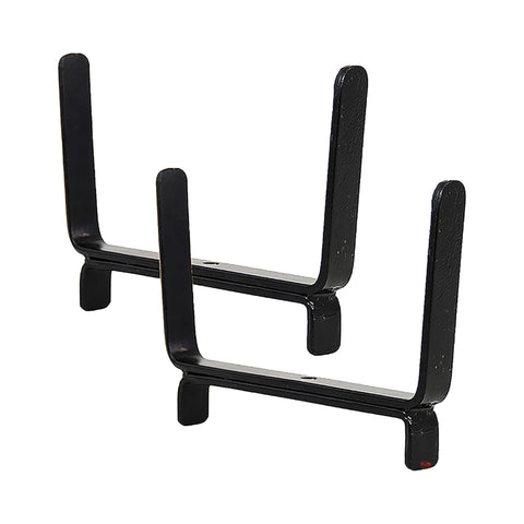 Oakestry Window Flower Box Deck Railing Brackets Heavy Duty Clamp Style Support Secure Outdoor Planter Holder Durable Metal Garden Balcony Display