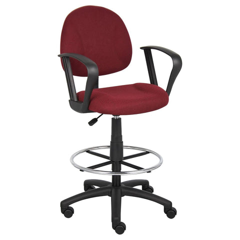 Boss Drafting Stool (B315-By) W/Footring And Loop Arms