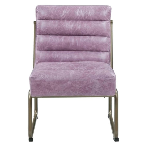 Loria Wisteria Top Grain Leather Accent Chair - AC00657
