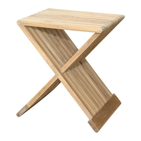 Oakestry Marilla 16 Inch Folding Side Table Compact Portable Accent Table Space Saving Design Lightweight Indoor Outdoor Use Modern Bedside Coffee Patio End Table Durable Easy Storage