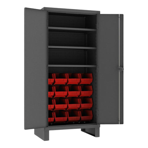 Oakestry Heavy Duty Steel Storage Cabinet Adjustable Shelves Garage Organizer Industrial Metal Lockable Commercial Warehouse Furniture