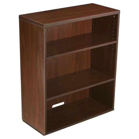 Boss Open Hutch/Bookcase- Mahogany