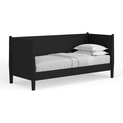 Flynn Mid Century Modern Twin Size Day Bed Black