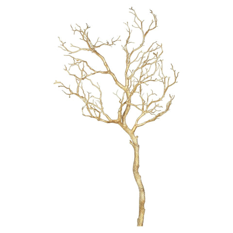 38 In. Artificial Manzanita Branch-Gold