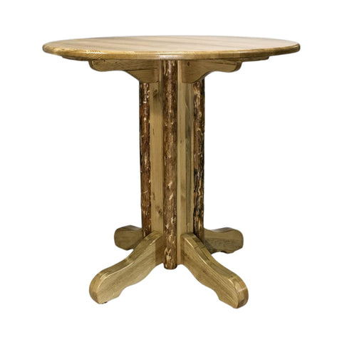 Glacier Country Collection Center Pedestal Table