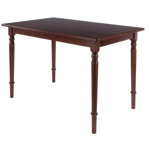 Oakestry Ravenna Rectangular Dining Table for 6, 47-Inch Kitchen & Dining Table, Walnut Finish, Space-Saving Modern Design