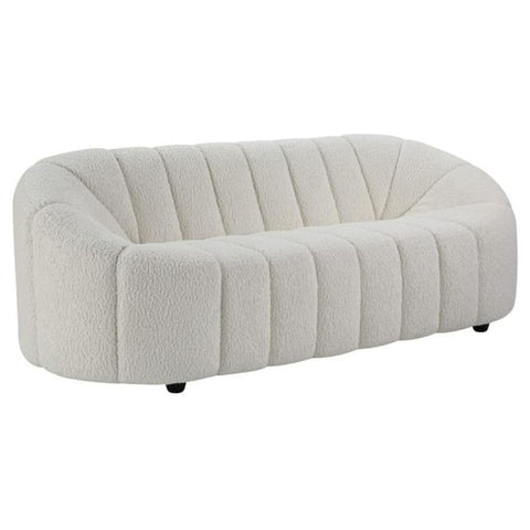 Osmash White Teddy Sherpa Sofa - LV00229