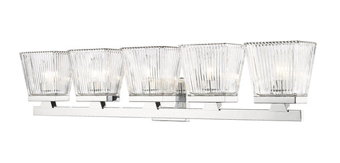 Oakestry Astor Chrome 5 Light Vanity Premium Quality Durable Lightweight Multipurpose Modern Design Everyday use