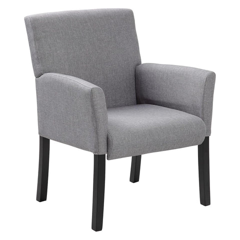 Boss Box Arm guest, accent or dining chair W/Black Base
