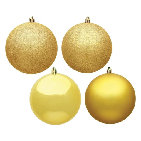 12 In. Champagne 4 Fin Ball Asst Drill 4/Bg