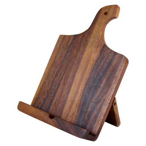 Wood Tray w/ Metal Handle - Long