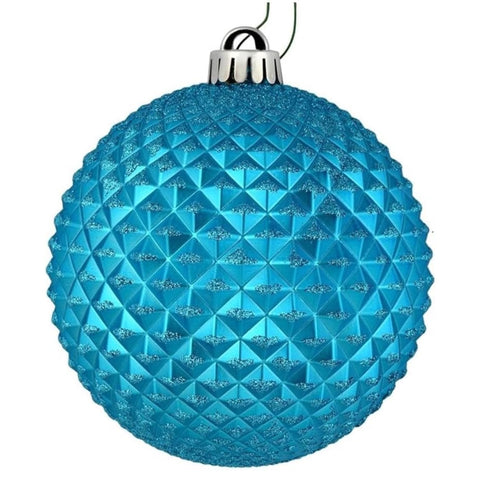 2.75 In. Turquoise Durian Glitt Ball 12/Bag