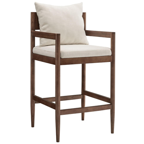 Oakestry Premium Remington Wood Bar Stool Suitable for Elegant Home Styling Decorative Display Arrangements and Refined Placement Throughout Living Areas