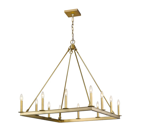 Oakestry 8-Light Chandelier Matte Black Steel Cage Clear Waterglass Pendant Traditional Industrial Ceiling Light for Dining Room Foyer Living Room