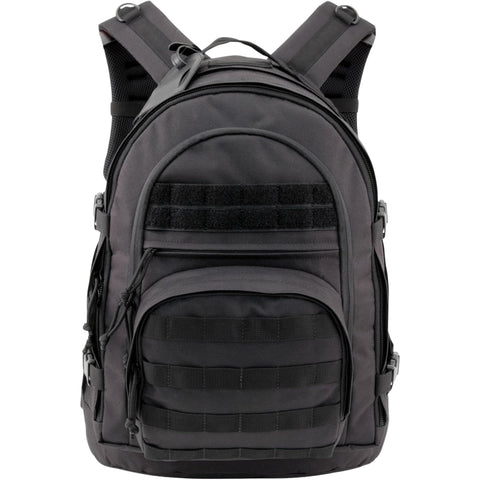 Oakestry Bunker 72 Hour Tactical Backpack, Black – MOLLE Hydration-Compatible Pack with Compression Straps & Waist Belt