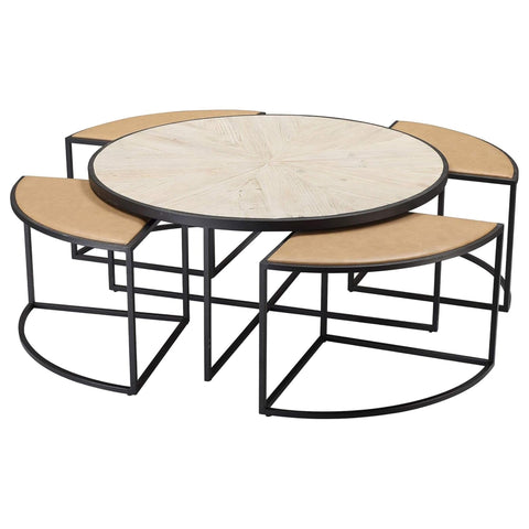 Burnham Home 5-Piece Olivia Coffee Table