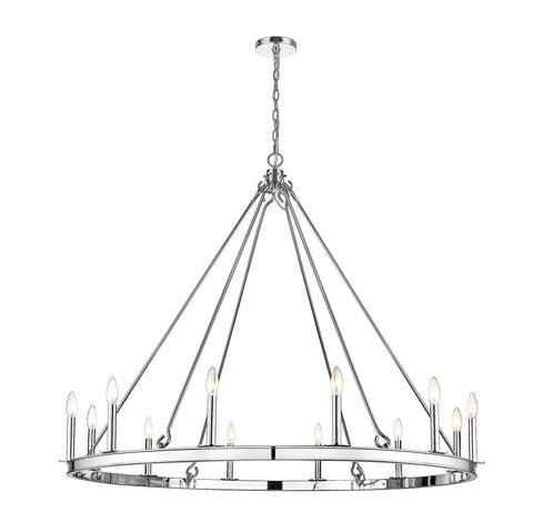 Oakestry 10-Light Chandelier Golden Bronze Sphere Design Crystal Accent Modern Ceiling Light for Dining Room Foyer Living Room Kitchen