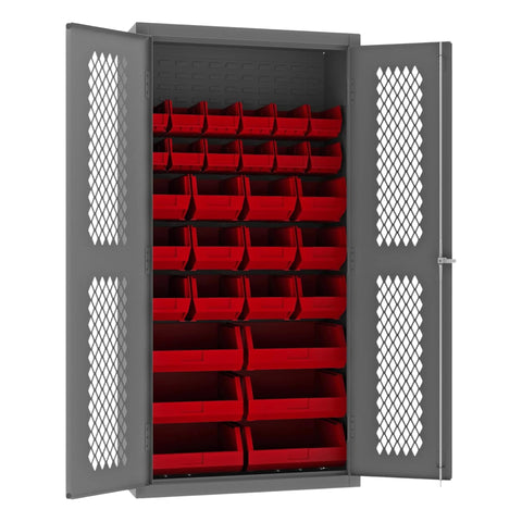 Oakestry Heavy Duty Steel Storage Cabinet Adjustable Shelves Garage Organizer Industrial Metal Lockable Commercial Warehouse Furniture